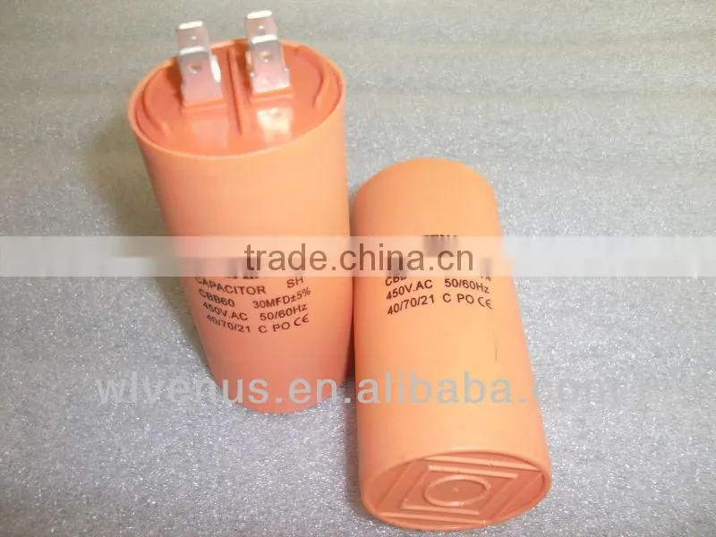 white plastic & aluminum shell LEFENG brand cbb60 cbb65 cbb61 cd60 series capacitor 5-120uf 250-500vac