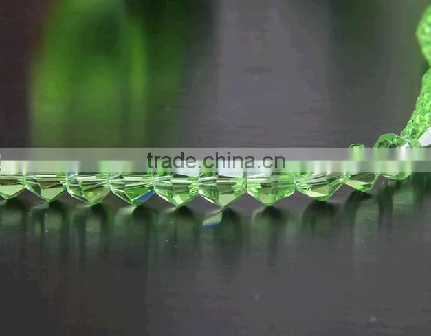 2016 fashion beading clear crystal top quality bicone crystal beads
