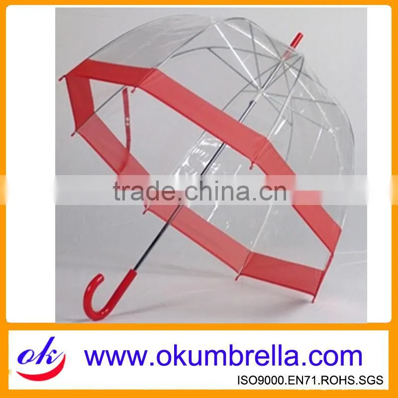 Straight Transparent Cheap Umbrella from China Umbrella Supplier