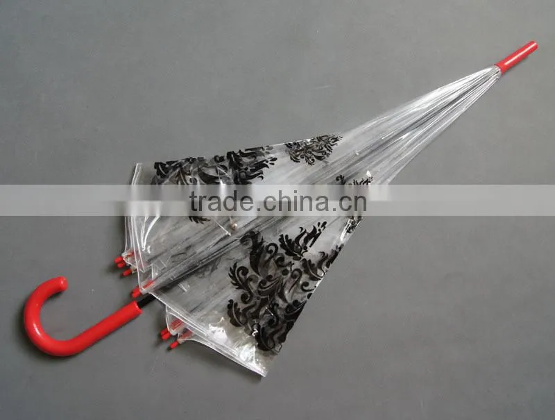 High Quality Straight Transparent Umbrella Kids Promational Umbrella