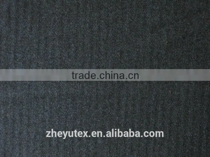 In stock flannel wool fabric with various colors