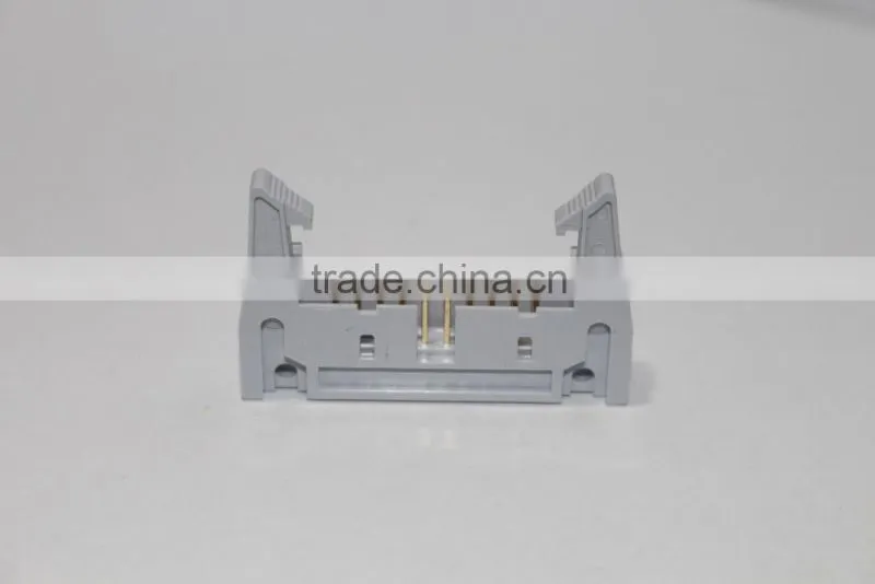 Ejector header big latch 2.54mm right angle grey 6~64pin