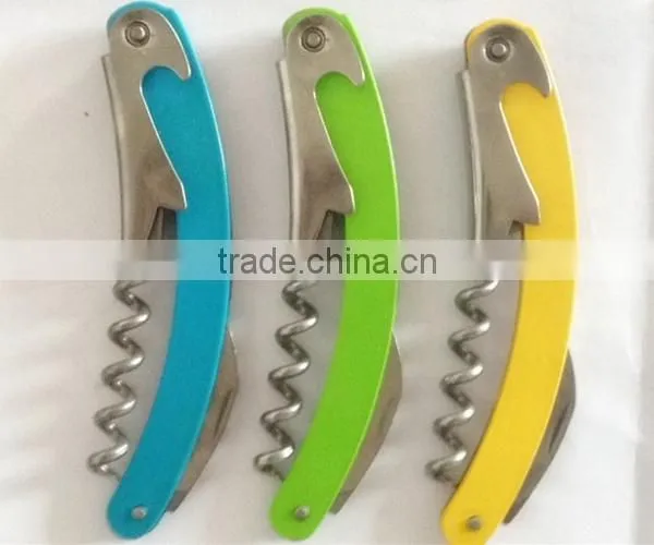 Customize promotional gift functional stainless steel bottle opener with logo ZTZY-100816