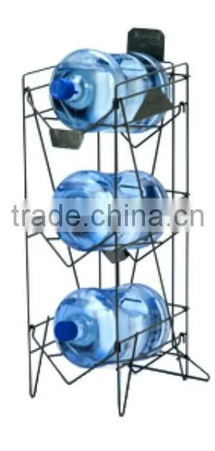 5 gallon water bottle rack