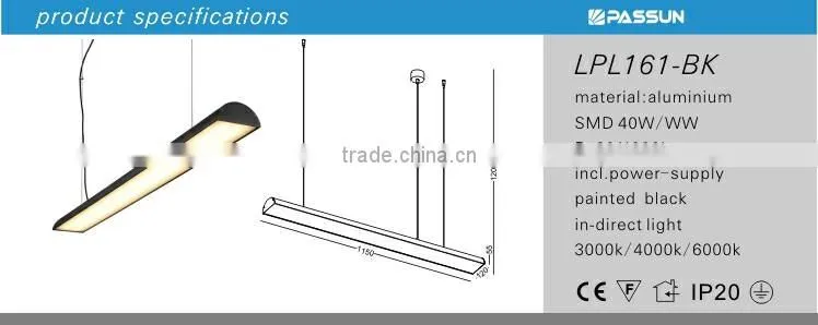 passun factory high power 40W led pendant light