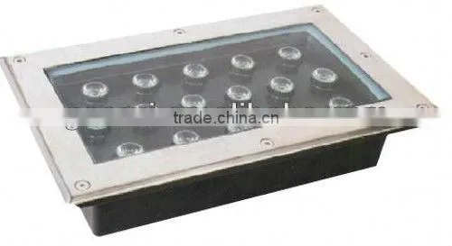 16W 12v 24V 230V Led underground light IP65 Aluminium+Stainless steel ce 2013 12v 24v 230v RGB white warm white outdoor