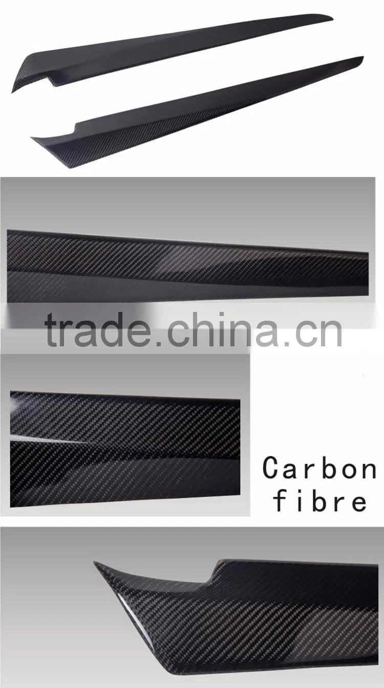 Toyota hiace KDH 200 2005-16 carbon fiber window front door garnish knife strip cover accessories