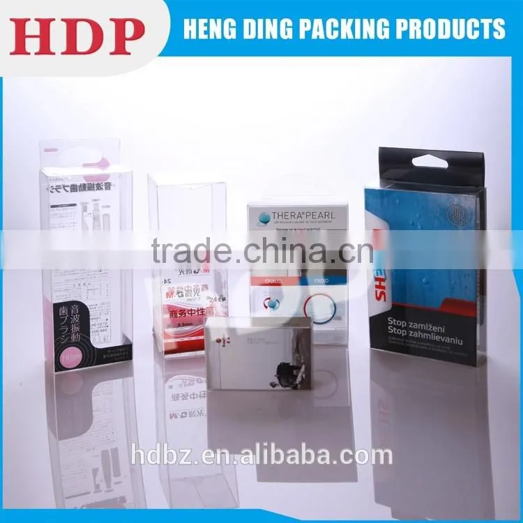 cheap pvc plastic transparent packaging box