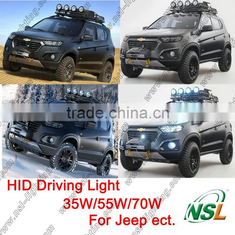 9inch HID Driving light,hid off road light 35/55w/75w 9V-30V 4x4 hid driving light