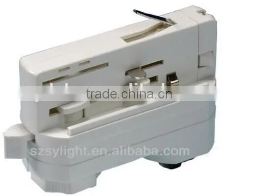 LED track light rail connectors for wires,Right Angle, Horizontal connector