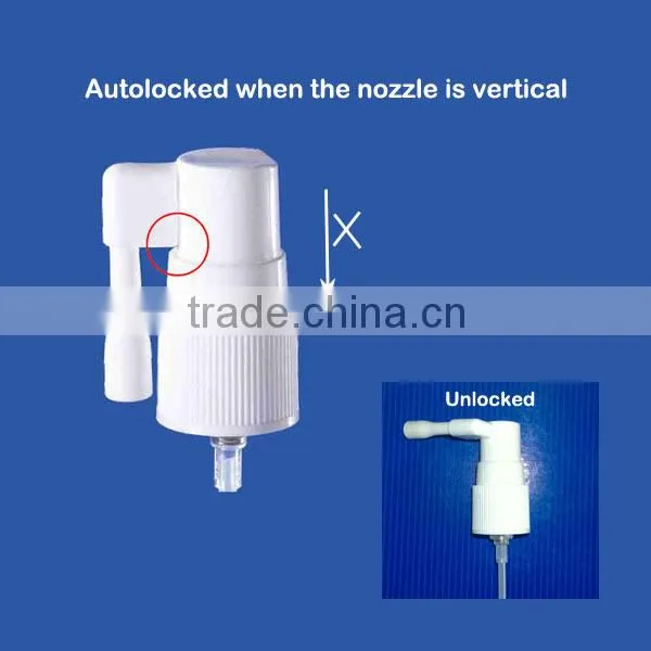 10ml Additional Volume HDPE Throat Spray Bottle with Rod Nozzle
