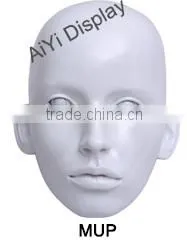 Durable white female half-body white mannequins