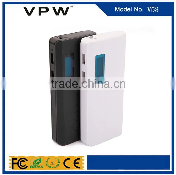 2016 Rechargeable Li-ion Battery Power Bank Rechargeable Li-ion Battery Power Bank With LCD Display 10000mAh power bank charger