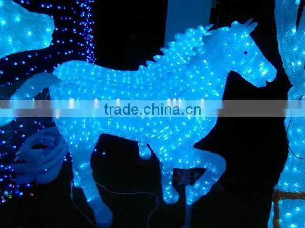 3D ABS led christmas reindeer motif light