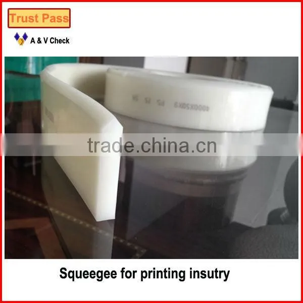 Textile printing squeegee