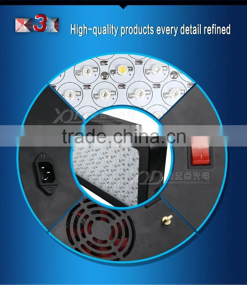 branches of agriculture powerful led grow lights 3w chip 300w red Ir uv led the lamp