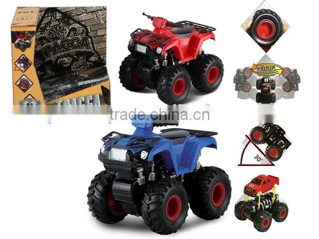 4 Wheel Drive Friction Car with TPR soft wheels