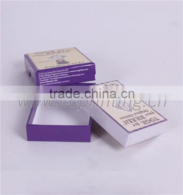 blue paper playing card