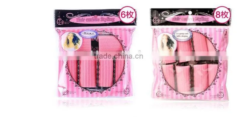 6pcs per bag DIY hairstyle sponge hair roller