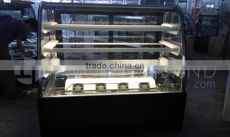 Commercial Used Bakery Display Cases for Sale, 2-8 C, 225 L, 3 Shelf, CE, TT-MD76A