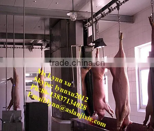 pig slaughtering machine /vertical pig carcass cleaning equipment