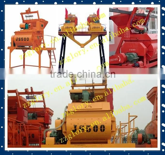 twin sheft 500L self loading concrete mixer for sale