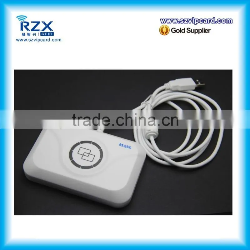 factory direct sale USB/RS232 Interface 13,56mhz Rfid smart card reader and writer with low price