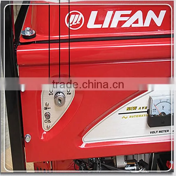 2016 Hot sale Diesel generator 6kva portable battery operated gasoline generator in india price