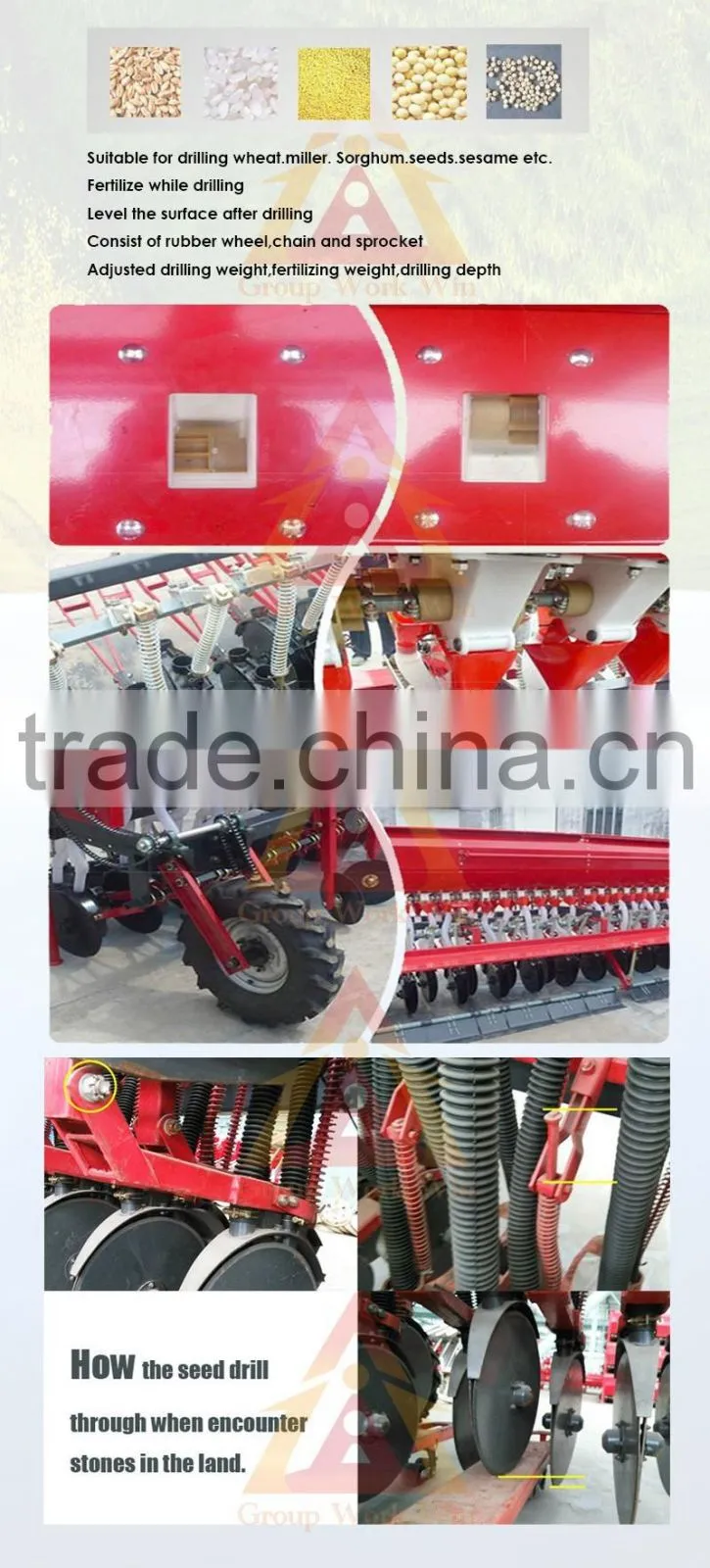 Chinese hydraulic seeder