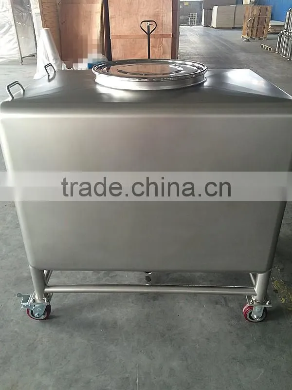 Stainless steel IBC tank for storage or transport