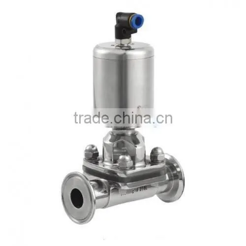 stainless steal pneumatic diaphragm valves, pneumatic diaphragm valve/Sanitary manual pneumatic diaphragm valve