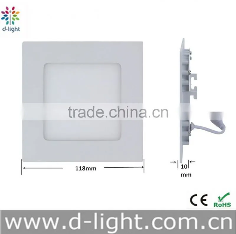 Factory price slim square and round led panel lamp