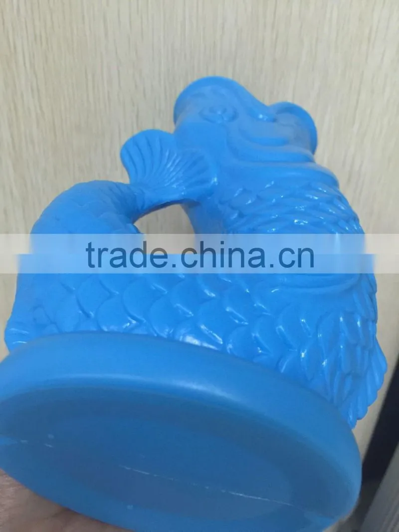 OEM Blow Molding plastic fish drinking water cup,fish wine glass