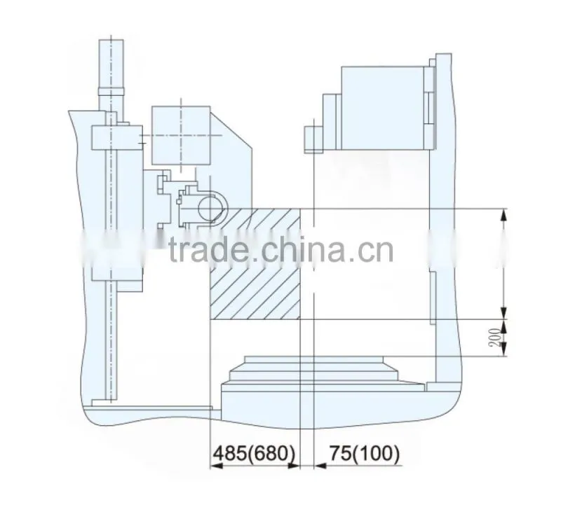 Large-Scale CNC Gear Hobbing Machine (six axis with four linkage)