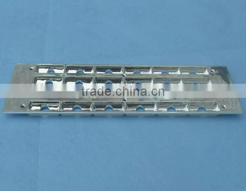 New Design 24 LED Plating Square Plastic Reflector