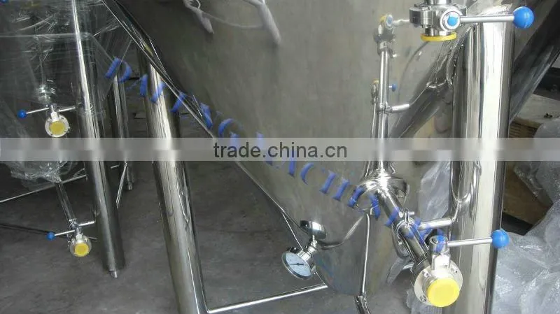 Stainless steel dimple jacket conical beer fermentation tank