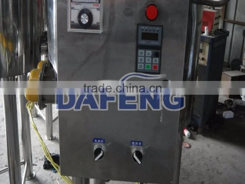 SS.316L 50L electric heating double jacketed mixing tank