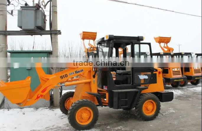 Small Wheel Loader ZL-910 For Sale With CE Certification