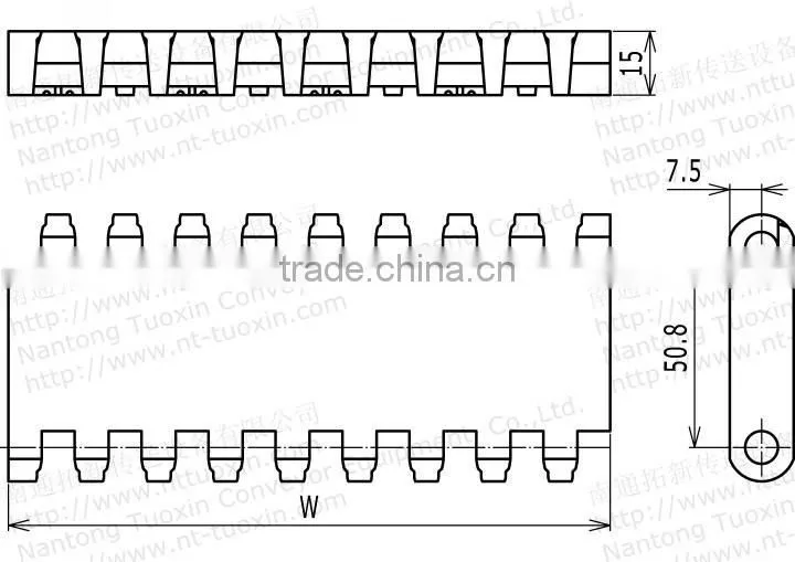 OPB Modular Belt for Conveyors