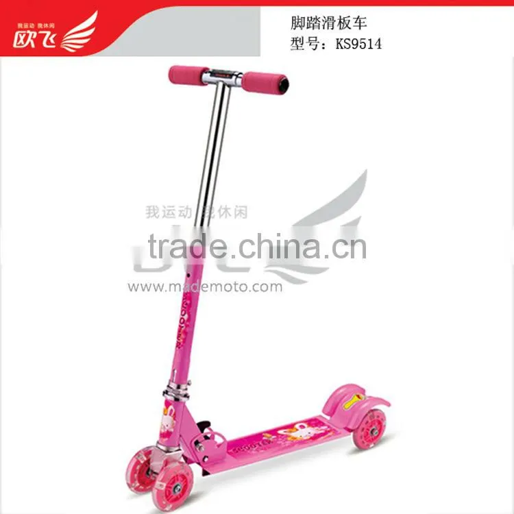 Cheap Full Iron 4 Wheels Kick Scooter