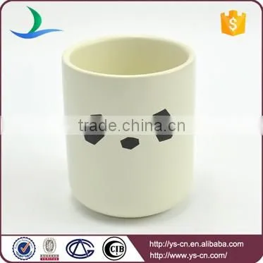 4pcs ceramic kid's dinner set with panda pattern