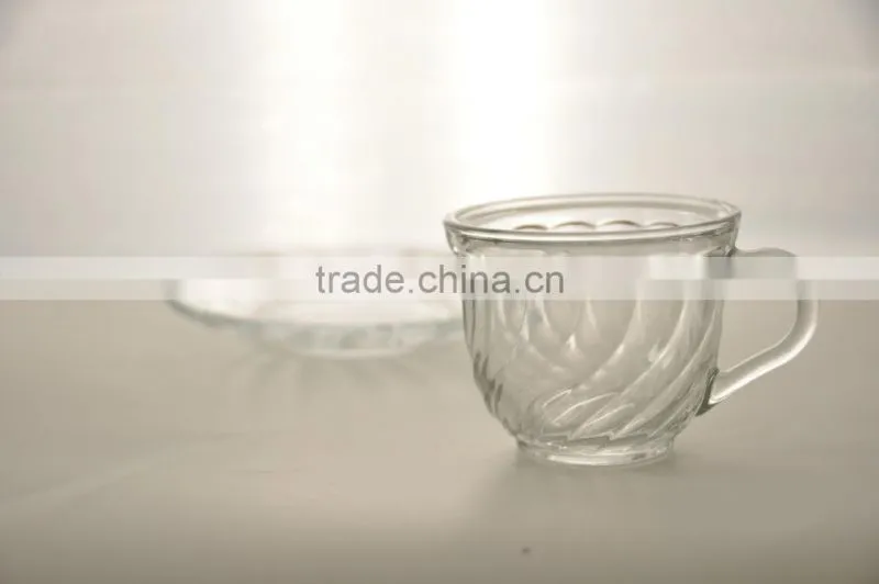 With FDA/SGS certification Anhui factory supply wholesale bulk tea cup and saucer sets for espresso