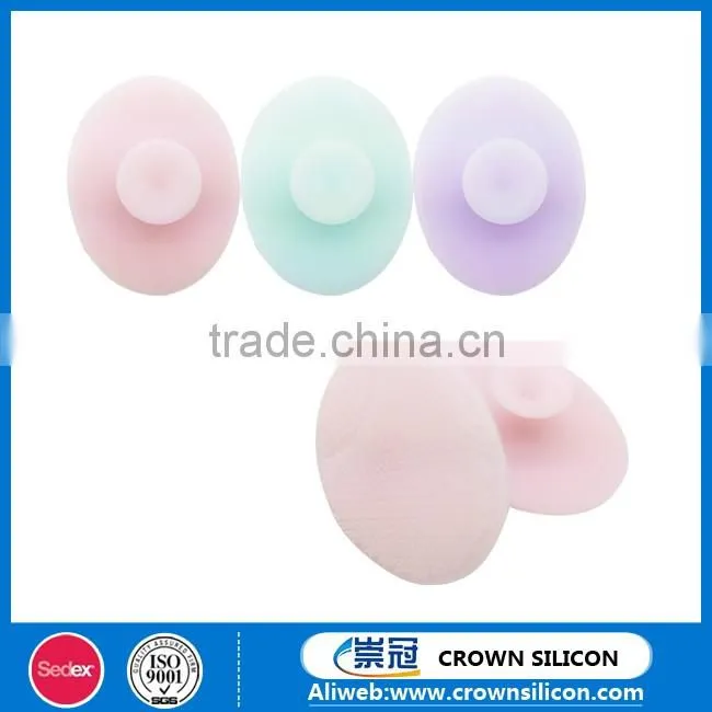 Promotional Gift Face Cleansing Brush Natural Silicone gel Electric Facial Cleansing Brush Rechargeable silicone face brush