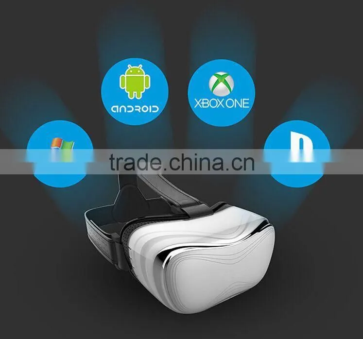 2015 New Arrival Powerfull 3D Virtual Reality Glasses Support 3D Movie/Games/Video All In One Android 3D VR Box Factory Price
