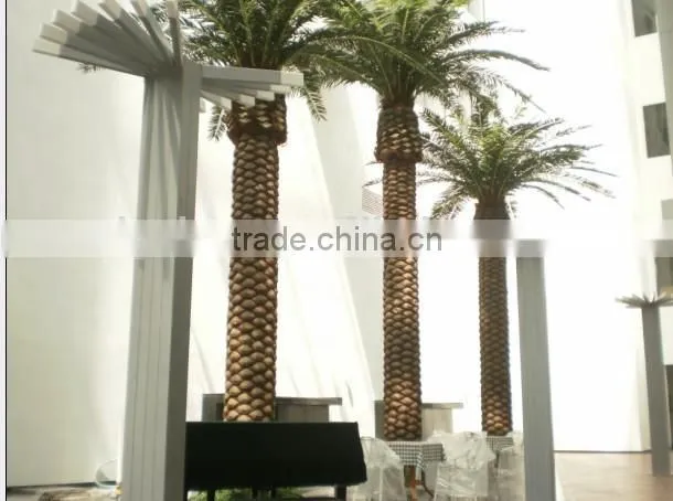 Home garden edging decorative 5ft to 16ft Height outdoor artificial green plastic palm trees EDS06 0815