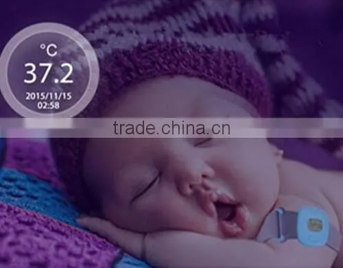 Medical & Household Baby Digital Thermometer, Wearable Smart Electronic Fever Monitor with LCD Display for Testing Temperature