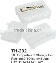 Hot Sale Rectangle 18 Compartment Storage Box TH-292