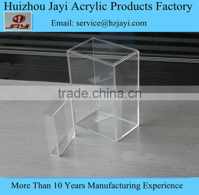 Transparent pearls candy lucky star clear cube acrylic storage box