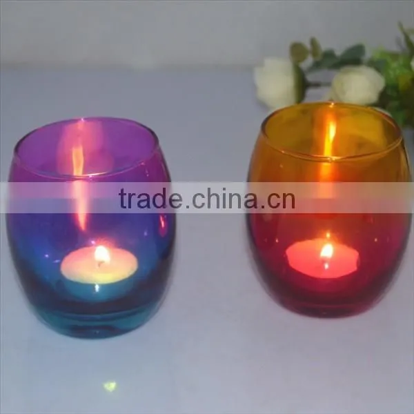 colorful advent candle holders for wedding