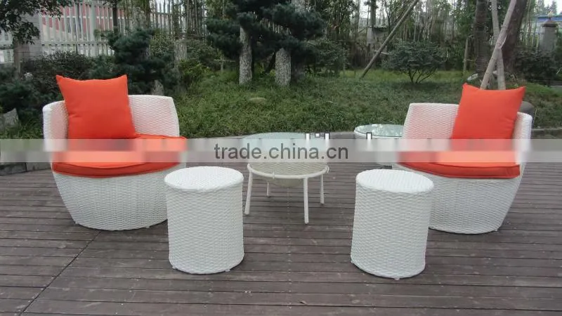 6pcs cheap rattan garden obelisk sofa